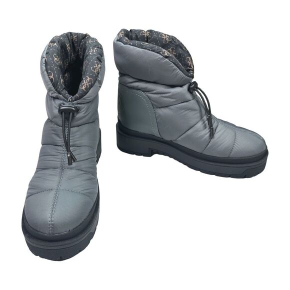 GUESS Leeda 2 Gray Cold Weather Booties - Size 8 - Picture 4 of 10